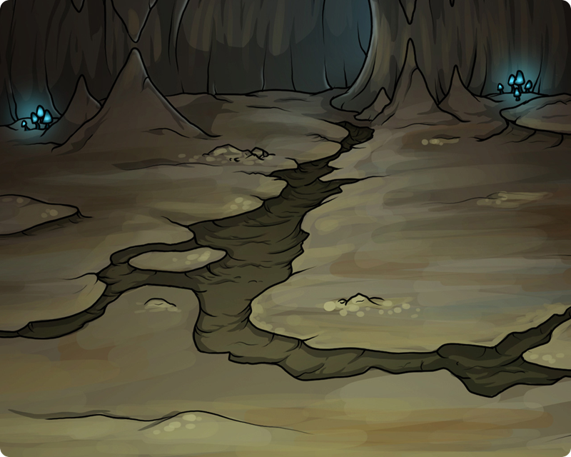 Mushroom Cave Background